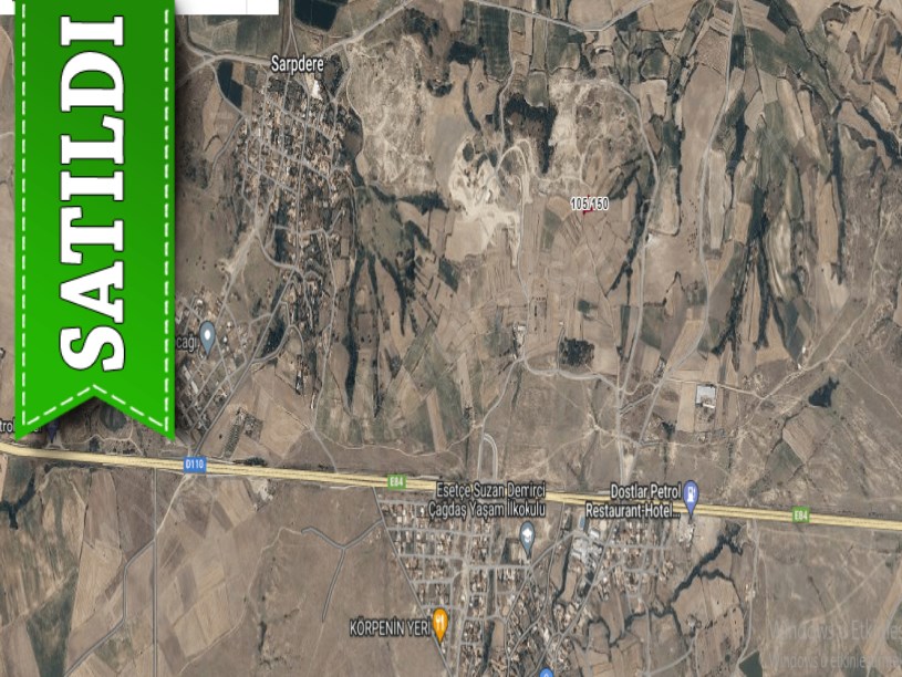 Edirne İpsala Esetçe Köyü Satılık Tarla , 1,152 m2 Müstakil Yolu Var