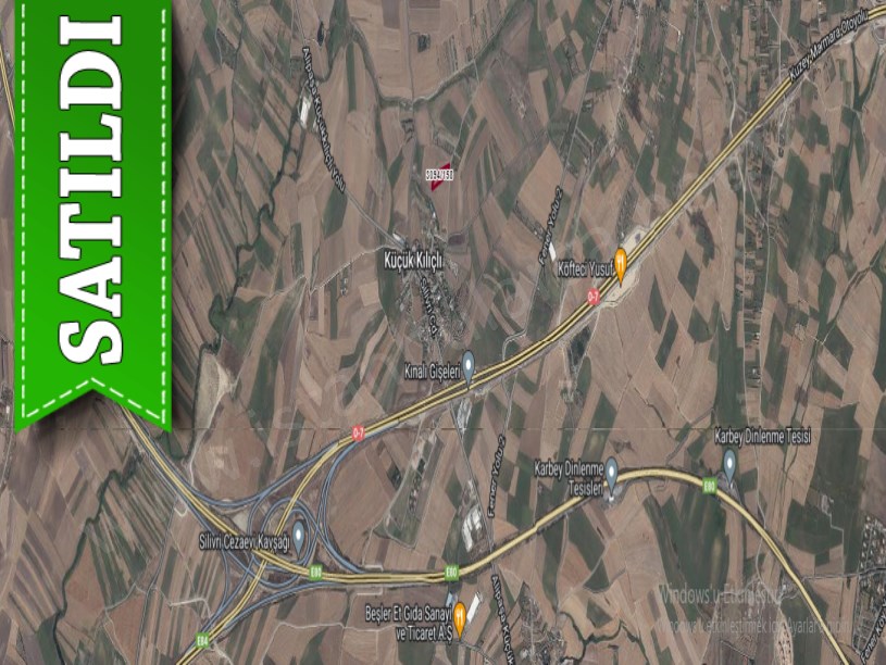 Silivri Küçükkılıçta Satılık Arsa , 530 m2 Çaplı Çevrili Yolu Var