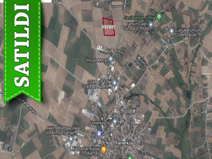 Silivri Fenerköyde Satılık Arsa , 1,760 M2 Tel Örgü İle Çevrili Çaplı