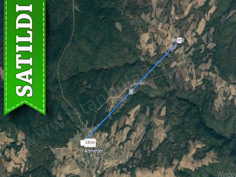 Kırklareli Kofçaz Ahmetler Köyünde Satılık Tarla , 8,638 m2 Müstakil
