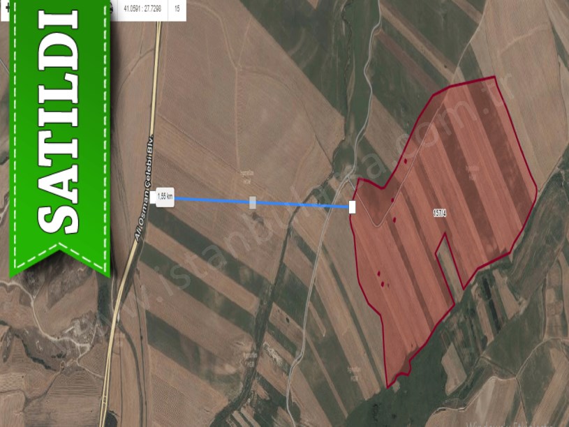 Tekirdağ Marmaraereğli Çeşmeli Mah Satılık Arsa , 610 M2 Hisseli Yolu Var