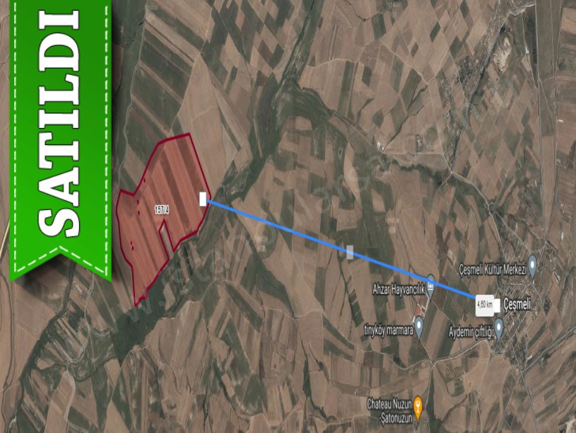 Tekirdağ Marmaraereğli Çeşmeli Mah Satılık Arsa , 610 M2 Hisseli Yolu Var