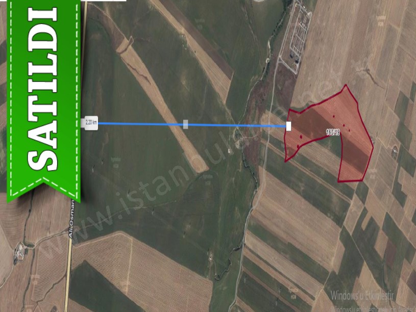 Tekirdağ Marmaraereğli Çeşmeli Mah Satılık Arsa , 378 m2 Hisseli 