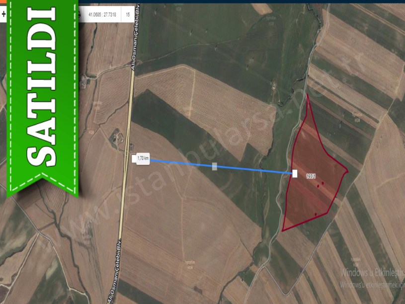 Tekirdağ Marmaraereğli Çeşmeli Mah Satılık Arsa , 213 M2 Hisseli 