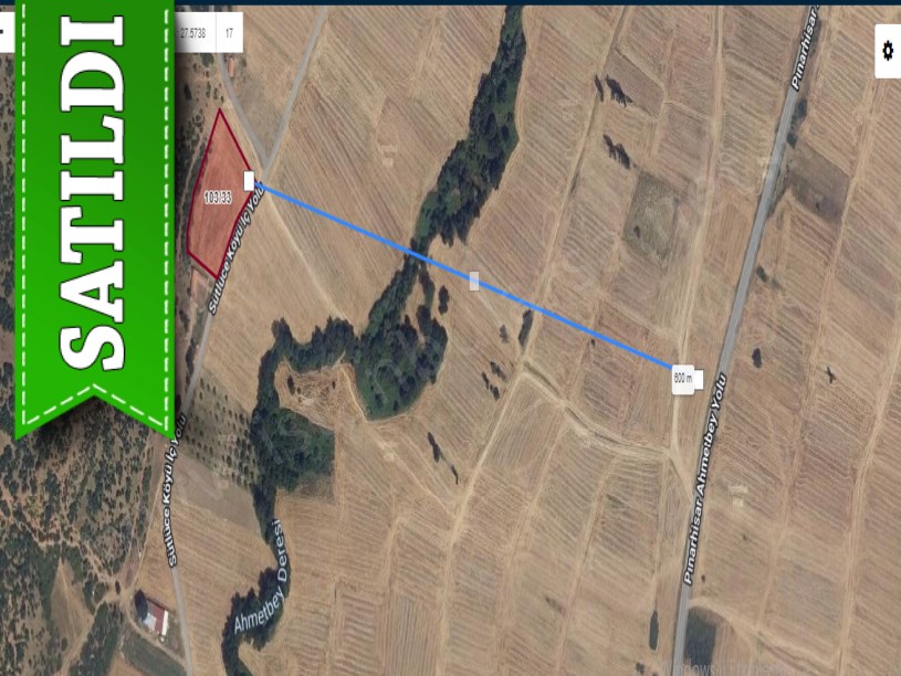 Kırklareli Pınarhisar Sütlüce Satılık Arsa , 654 m2 Köy Yoluna Cephe Evlerin Yakını