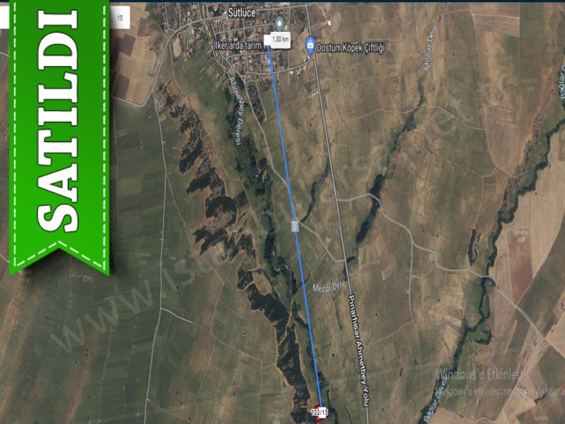 Kırklareli Pınarhisar Sütlüce Satılık Arsa , 329 m2 Hisseli