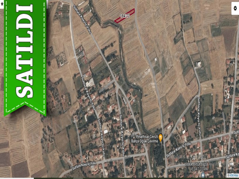 Kırklareli Pınarhisar Sütlüce Satılık Arsa , 359 m2 Evlerin Yakını Yolu Var