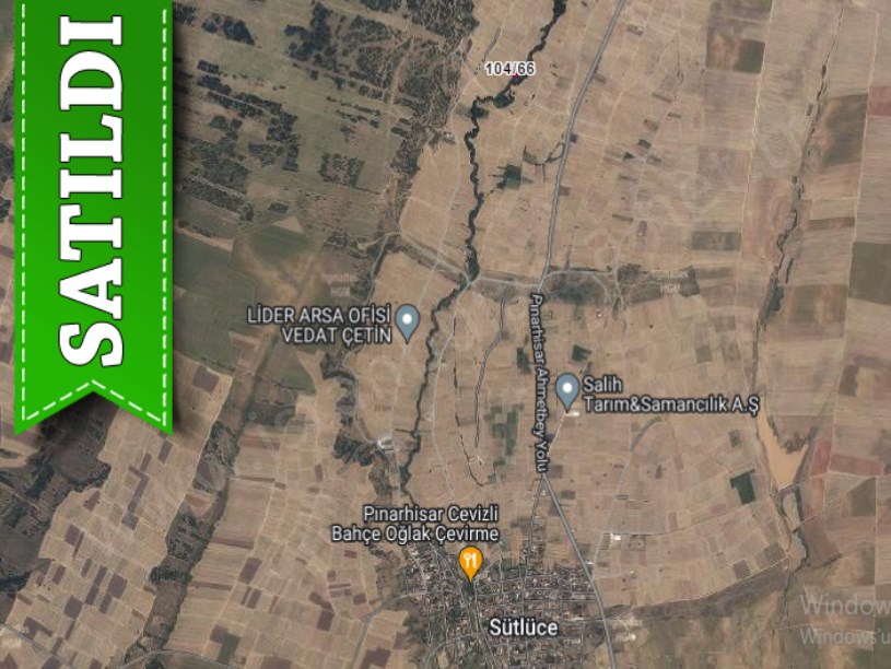 Kırklareli Pınarhisar Sütlüce Satılık Arsa , 396 m2 Hisseli