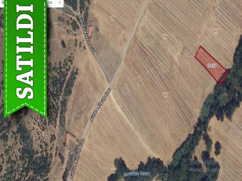 Kırklareli Pınarhisar Sütlüce Satılık Arsa , 396 m2 Hisseli