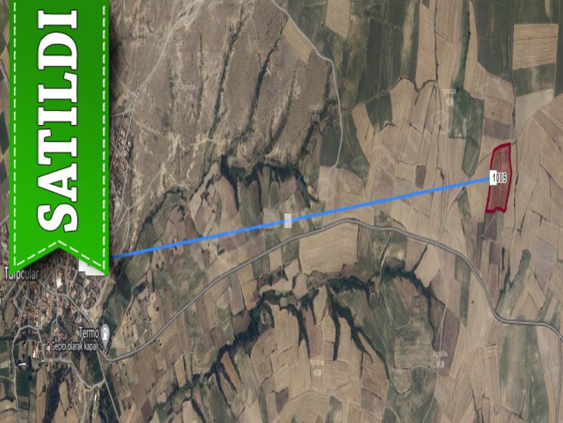 Edirne İpsala Turpçular Köyü Satılık Arsa , 855 m2 Yolu Var Hisseli