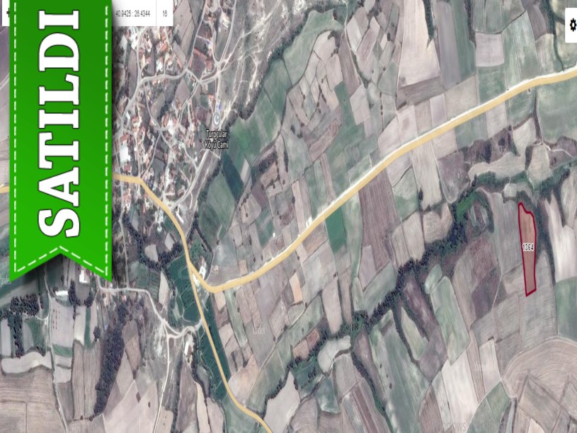 Edirne İpsala Turpçular Köyü Satılık Arsa , 266 M2 Yolu Var Hisseli
