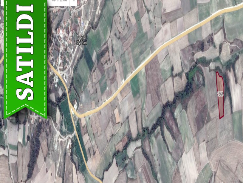 Edirne İpsala Turpçular Köyü Satılık Arsa , 266 M2 Yolu Var Hisseli