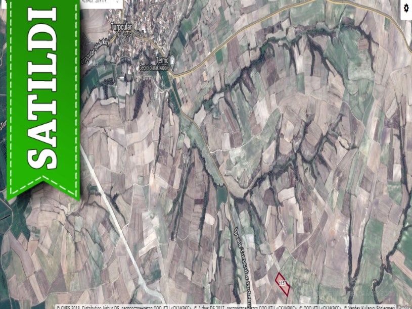Edirne İpsala Turpçular Köyü Satılık Arsa , 286 M2 Yolu Var 