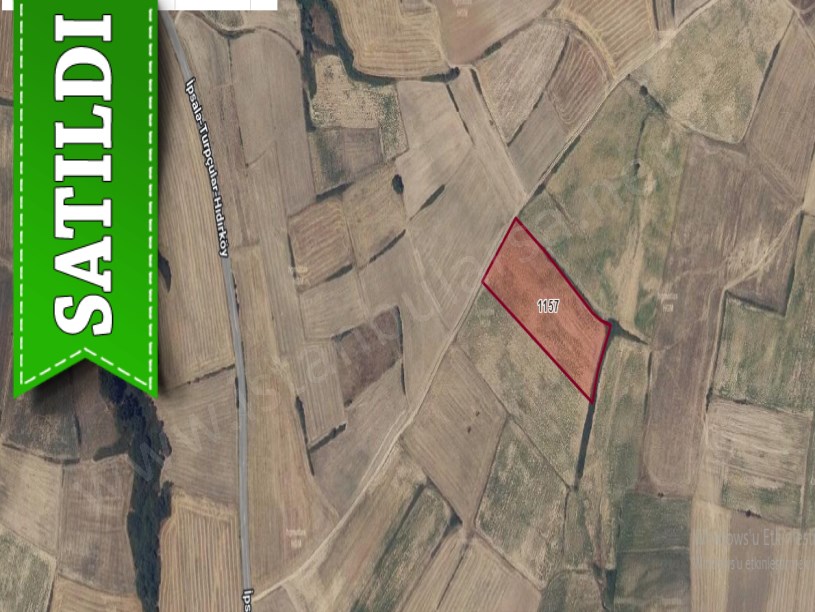 Edirne İpsala Turpçular Köyü Satılık Arsa , 286 M2 Yolu Var 