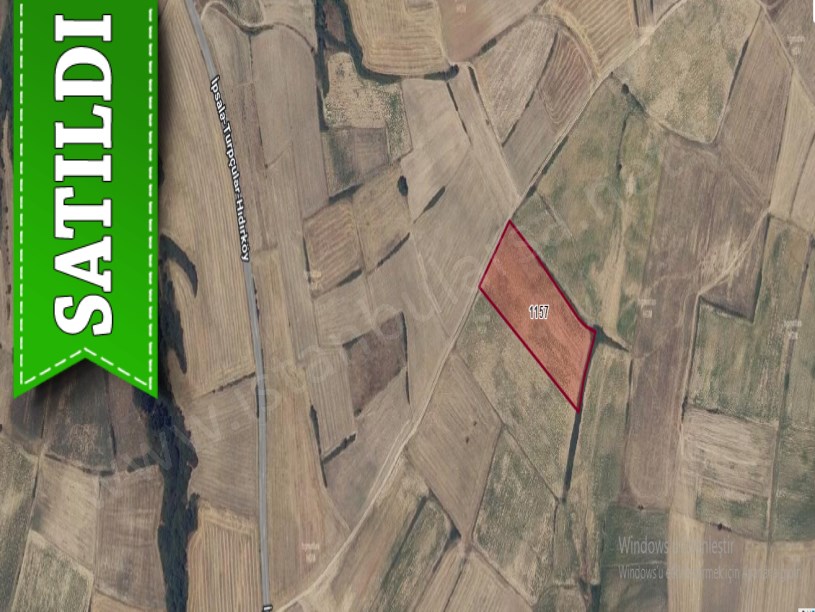 Edirne İpsala Turpçular Köyü Satılık Arsa , 286 M2 Yolu Var 