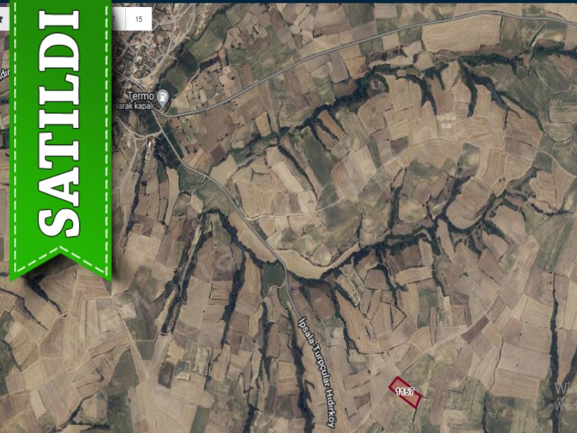 Edirne İpsala Turpçular Köyü Satılık Arsa , 286 M2 Yolu Var 