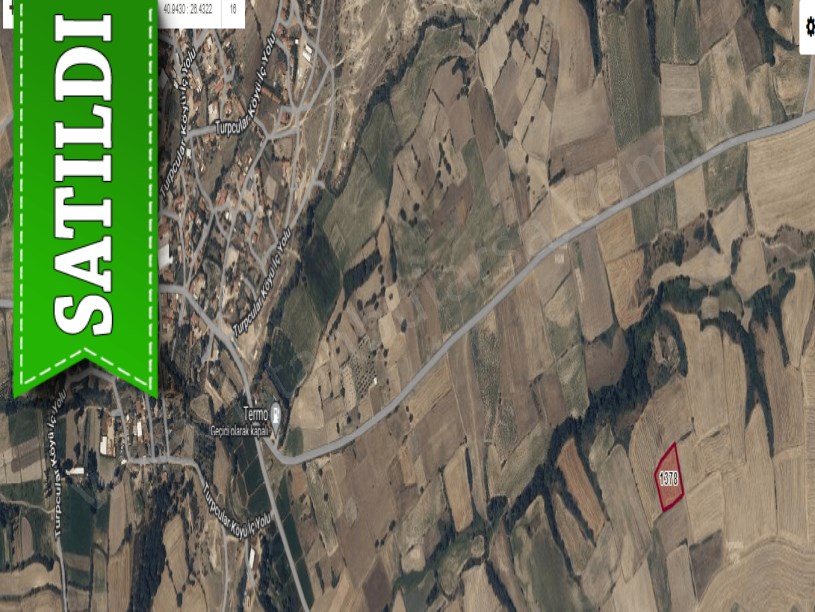 Edirne İpsala Turpçular Köyü Satılık Arsa , 249 m2 Hisseli