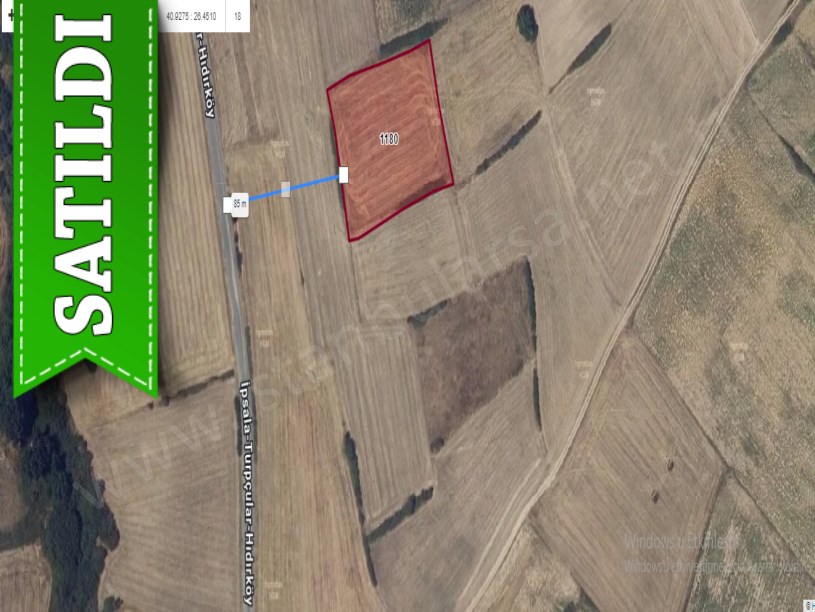 Edirne İpsala Turpçular Köyü Satılık Arsa , 137 M2 Hisseli