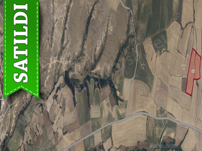 Edirne İpsala Turpçular Köyü Satılık Arsa , 700 M2 Yolu Var Hisseli 