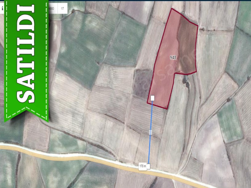 Edirne İpsala Turpçular Köyü Satılık Arsa , 700 M2 Yolu Var Hisseli 