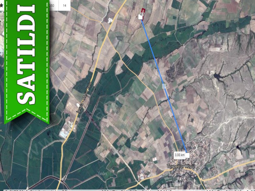 Edirne İpsala Turpçular Köyü Satılık Arsa , 415 M2 Yolu Var