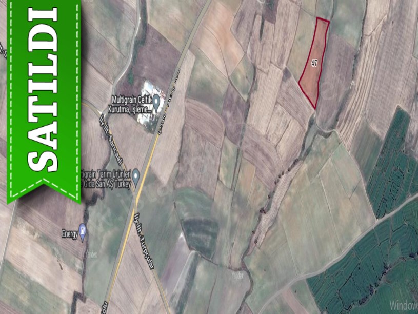 Edirne İpsala Turpçular Köyü Satılık Arsa , 415 M2 Yolu Var