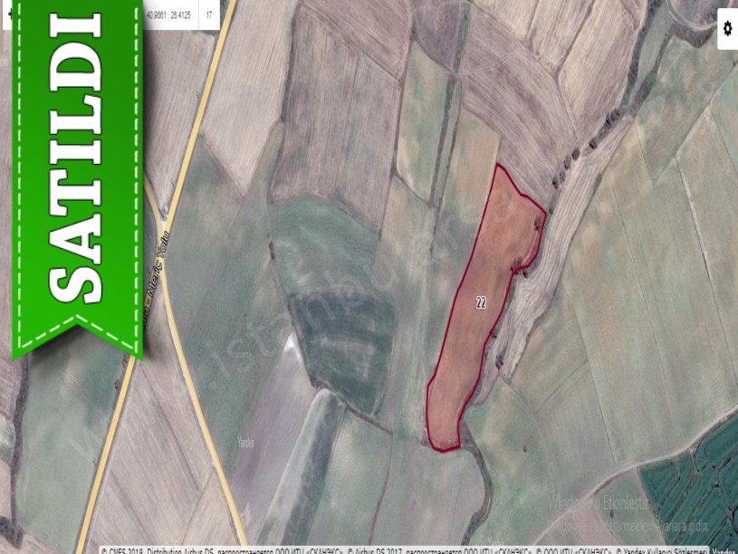 Edirne İpsala Turpçular Köyü Satılık Arsa , 520 M2 Hisseli