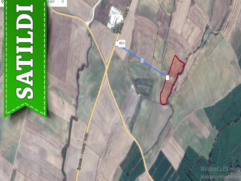Edirne İpsala Turpçular Köyü Satılık Arsa , 520 M2 Hisseli