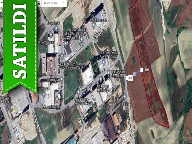Arnavutköy Sazlıbosnada Satılık Arsa , 210 m2 Çaplı Çevrili Yolu Var