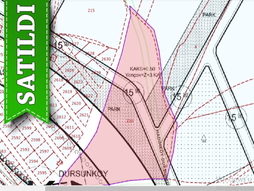 Arnavutköy Hadımköyde Satılık Arsa , 240 M2 Cadde Cephe Çevrili 
