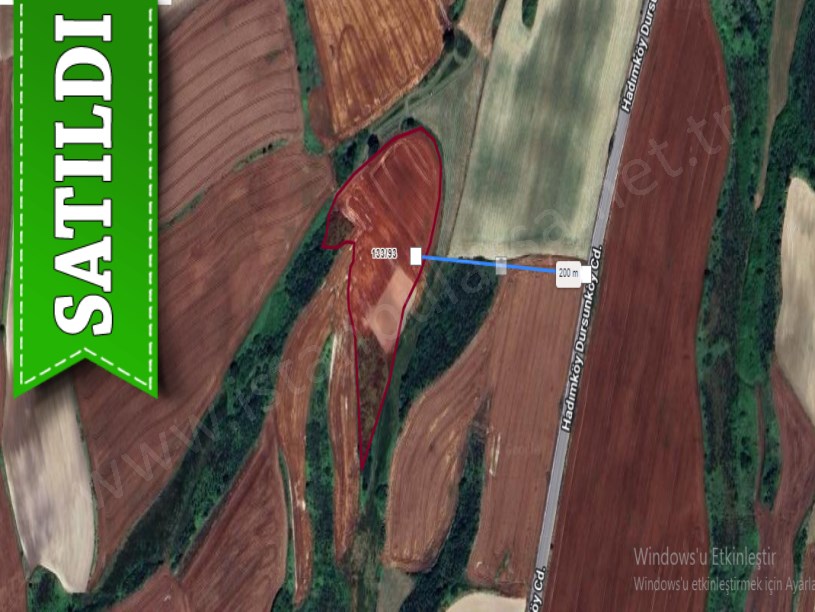 Arnavutköy Dursunköyde Satılık Arsa , 540 M2 Hisseli 