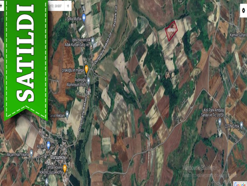 Arnavutköy Dursunköyde Satılık Arsa , 200 m2 Yolu Var Evlerin Yakını 