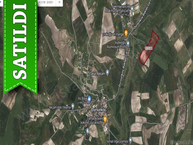 Arnavutköy Dursunköyde Satılık Arsa , 250 M2 Hisseli 