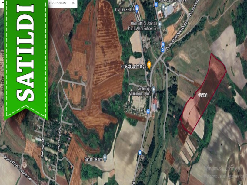 Arnavutköy Dursunköyde Satılık Arsa , 250 M2 Hisseli 