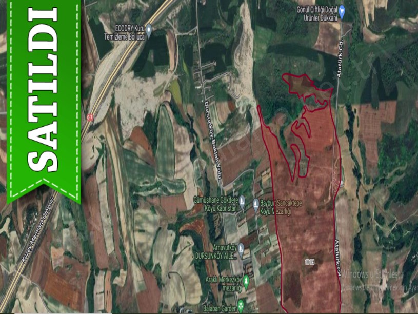 Arnavutköy Dursunköyde Satılık Arsa , 2,184 M2 Evlerin Yakını