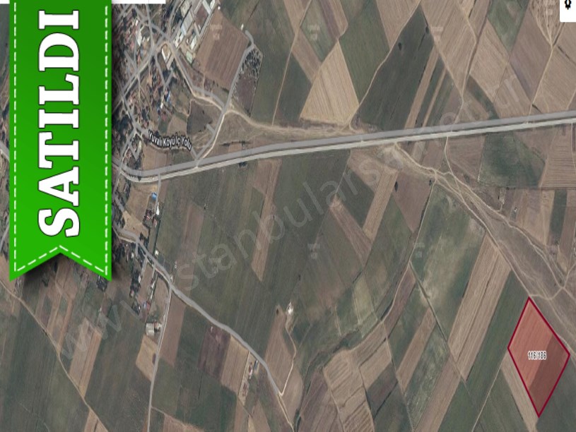 Tekirdağ Saray Yuvalıda Satılık Arsa , 960 M2 Yolu Var Meraya Cephe
