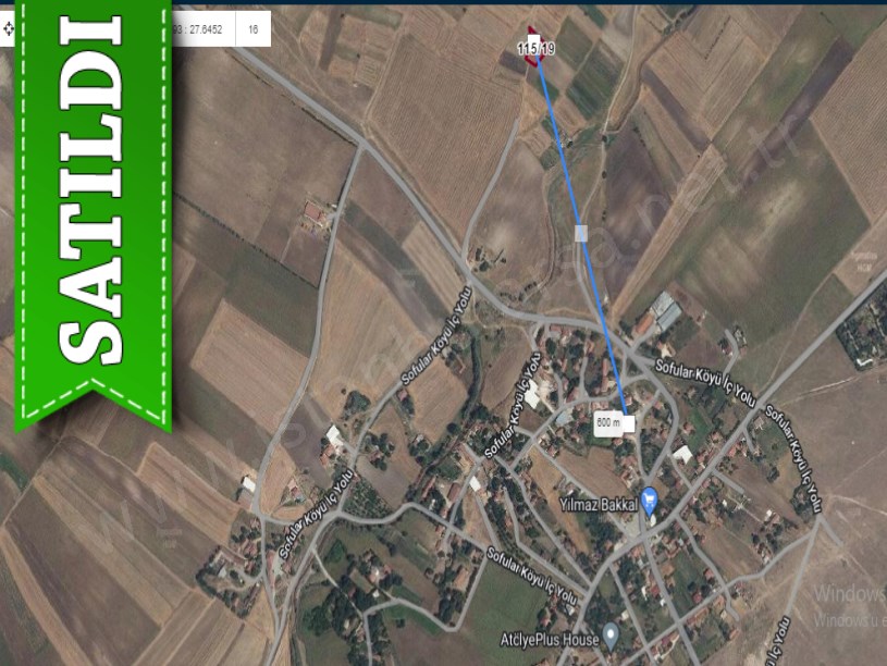 Tekirdağ Saray Sofularda Satılık Arsa , 1, 258 m2 Müstakil Yolu Var