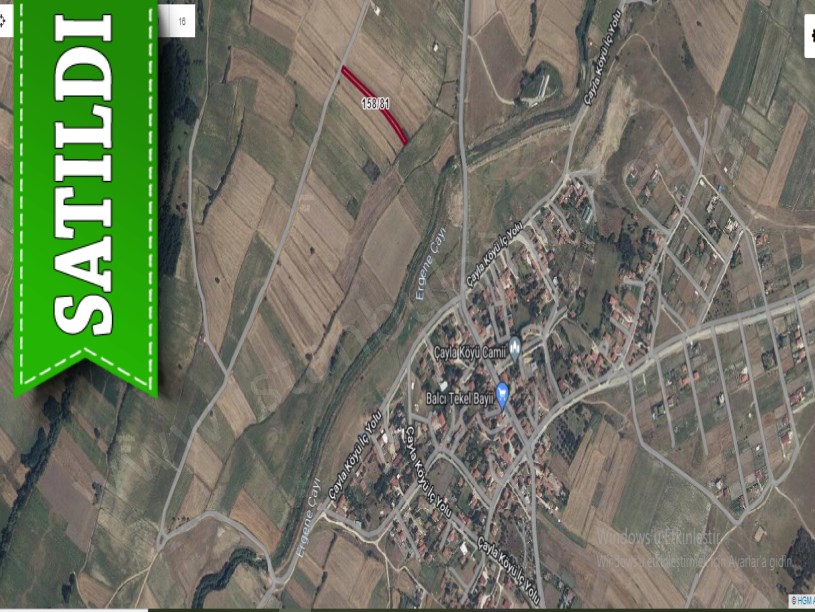 Tekirdağ Saray Çaylada Satılık Tarla , 1,600 M2 Müstakil Yolu Var