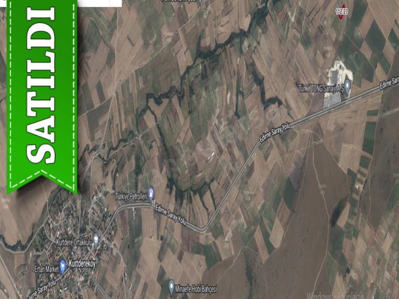 Tekirdağ Saray Kurtderede Satılık Tarla , 1,900 m2 Müstakil 