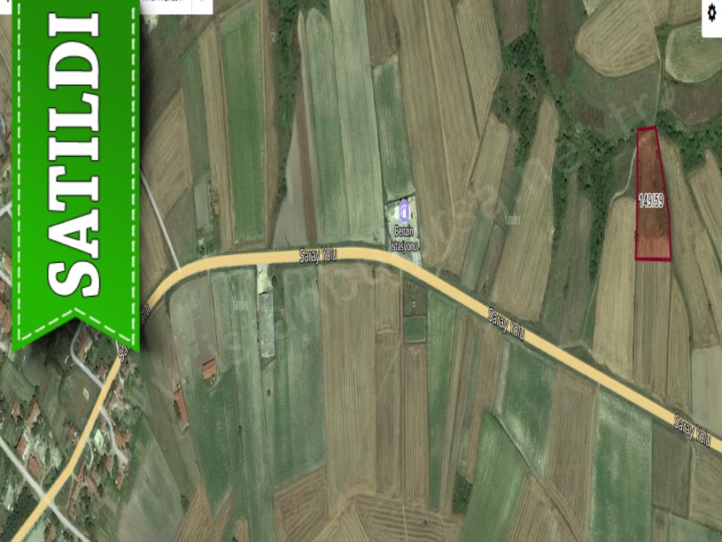 Tekirdağ Saray Kurtderede Satılık Tarla , 4,500 M2 Yolu Var Müstakil