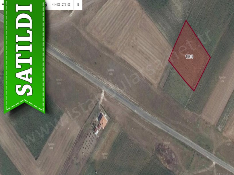 Tekirdağ Saray Kurtderede Satılık Tarla , 3,800 M2 Evlerin Yakını Müstakil