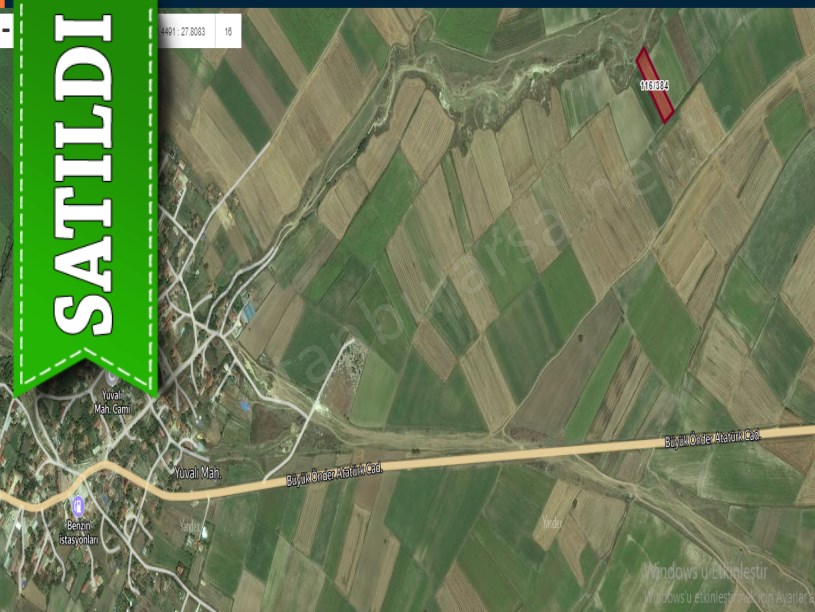 Tekirdağ Saray Yuvalıda Satılık Tarla , 3,700 m2 Müstakil Yolu Var