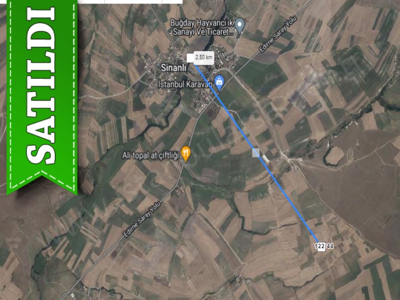 Tekirdağ Saray Sinanlı Mah, Satılık Tarla , 2,650 m2 Bağ Yeri Yolu Var Müstakil