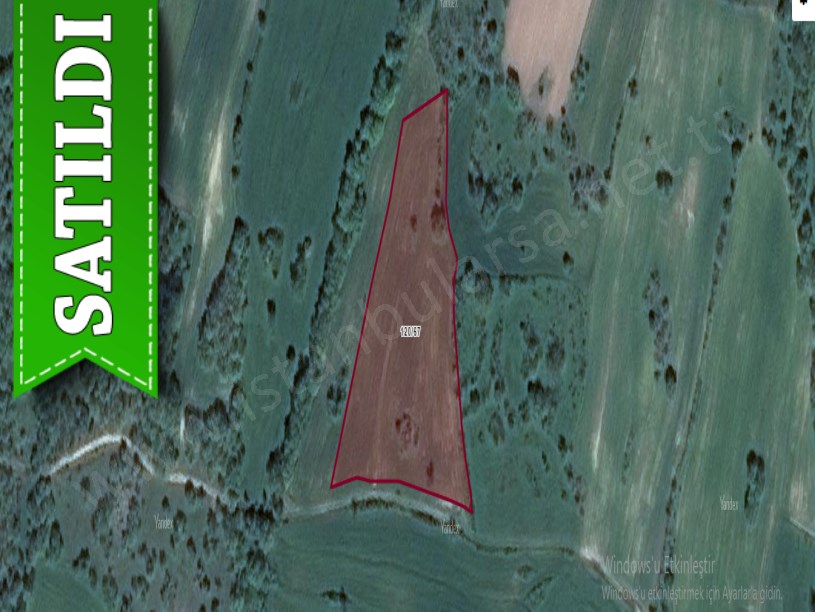 Kırklareli Pınarhisar Çayırdere Satılık Tarla , 2,872 m2 Resmi Yolu Var Hisseli