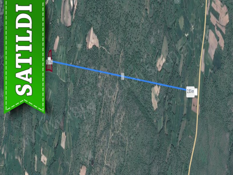 Kırklareli Pınarhisar Çayırdere Satılık Tarla , 2,872 m2 Resmi Yolu Var Hisseli