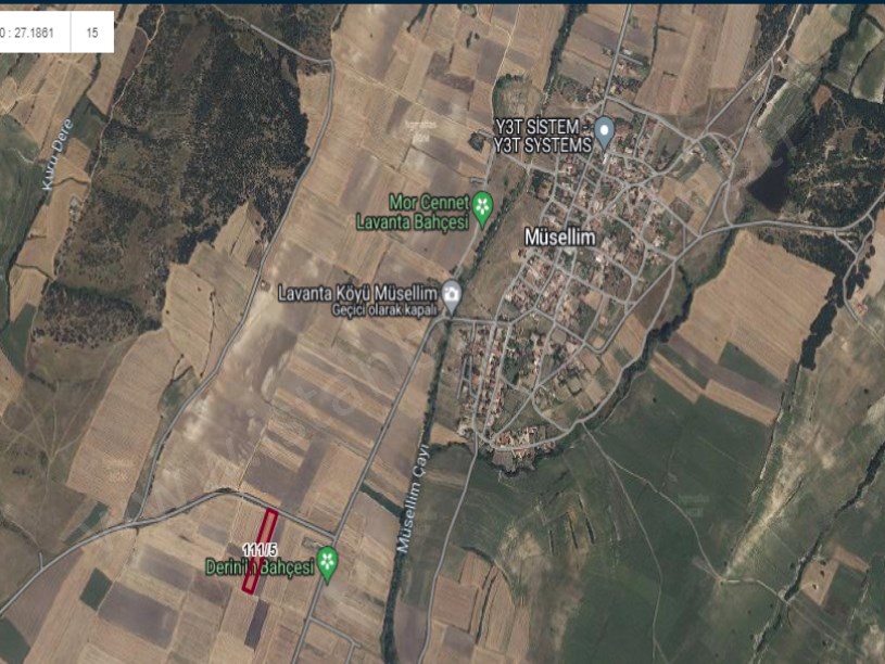 Kırklareli Lüleburgaz Müsellim Köyünde Satılık Tarla , 6,850 m2 Asfalta Cephe Müstakil 