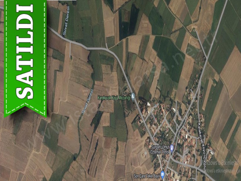Tekirdağ Hayrabolu Karakavak Mahallesi Satılık Tarla , 6,650 M2 Müstakil Yolu Var 