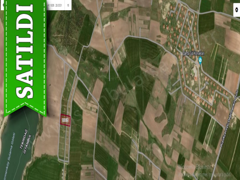 Silivri Balabanda Satılık Arsa , 250 M2 Hisseli Göl Manzaralı Yolu Var 