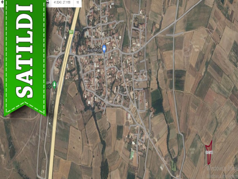 Kırklareli Babaeski Taşağıl Köyünde Satılık Tarla , 2,600 m2 Müstakil 