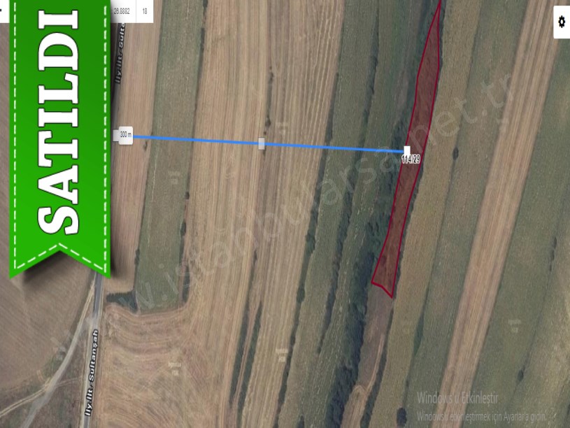 Edirne Uzunköprü Sultanşah Köyünde Satılık Tarla , 2,600 m2 Müstakil Asfalta Yakın 